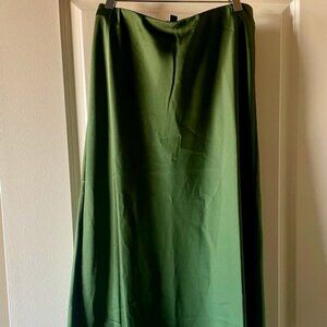 JCrew washable silk slip skirt